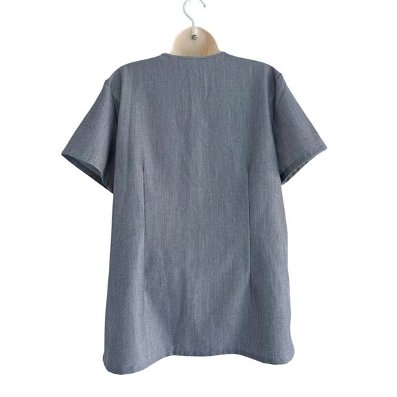 Figs Women's Sz M Casma Three Pocket  Graphite Gray Scrub Top FW1100 - Picture 4 of 6